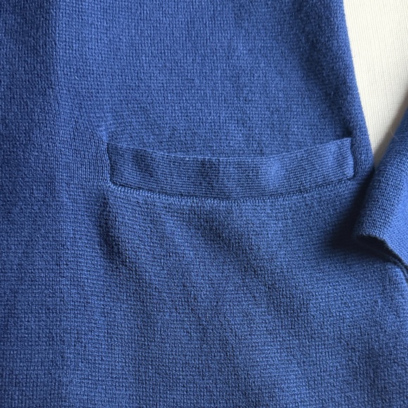 J. Crew Women's Deep Blue Long Sleeve Sweater Blazer Size XS NWT - Picture 5 of 13